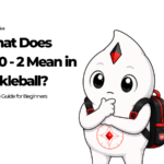 Waypoint mascot in a thinking pose beside the text “What Does 0-0-2 Mean in Pickleball? A Simple Guide for Beginners.”